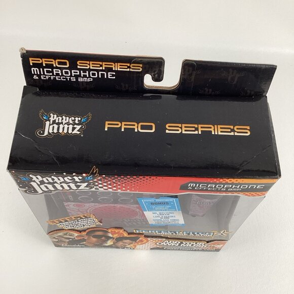 Paper Jamz Pro Microphone Effects Amp Pitch Corrector Built In Songs 2011 New - Picture 3 of 7